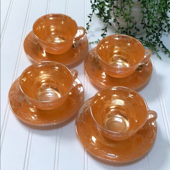 Vintage Other - Fire King cups and saucers